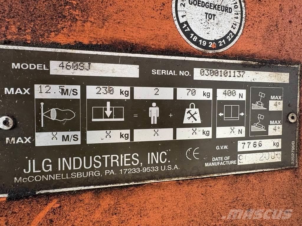 JLG 460sj Teleskopiniai keltuvai