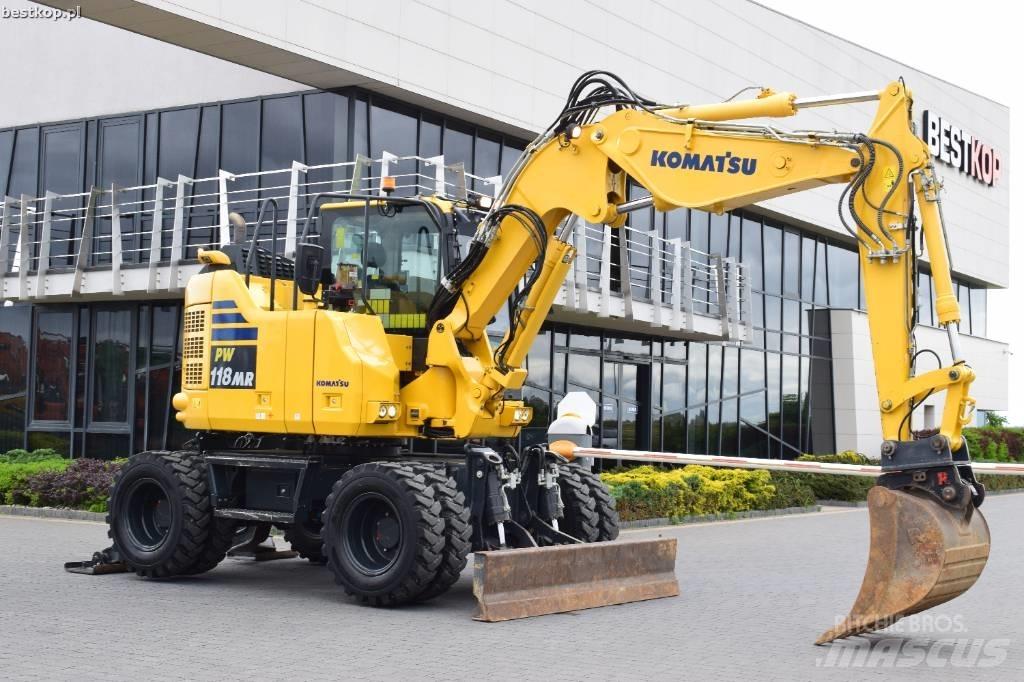 Komatsu PW118MR-11 Ratiniai ekskavatoriai