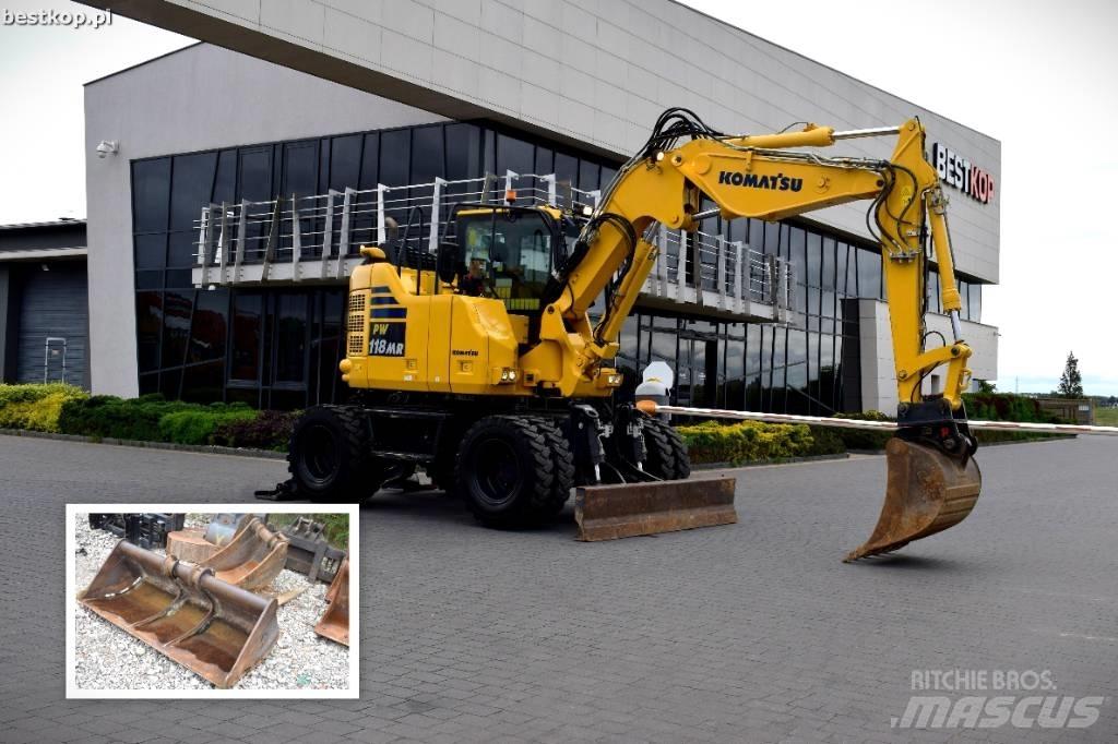 Komatsu PW118MR-11 Ratiniai ekskavatoriai