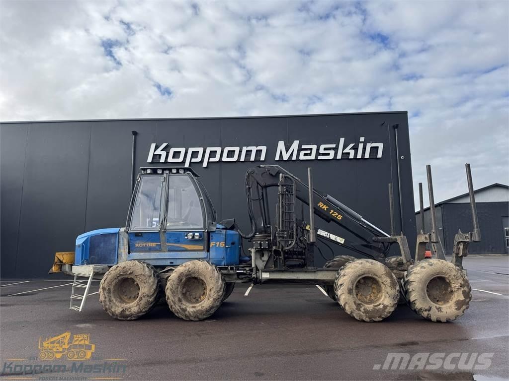 Rottne F15C Naudoti miškovežiai (Forvarderiai)