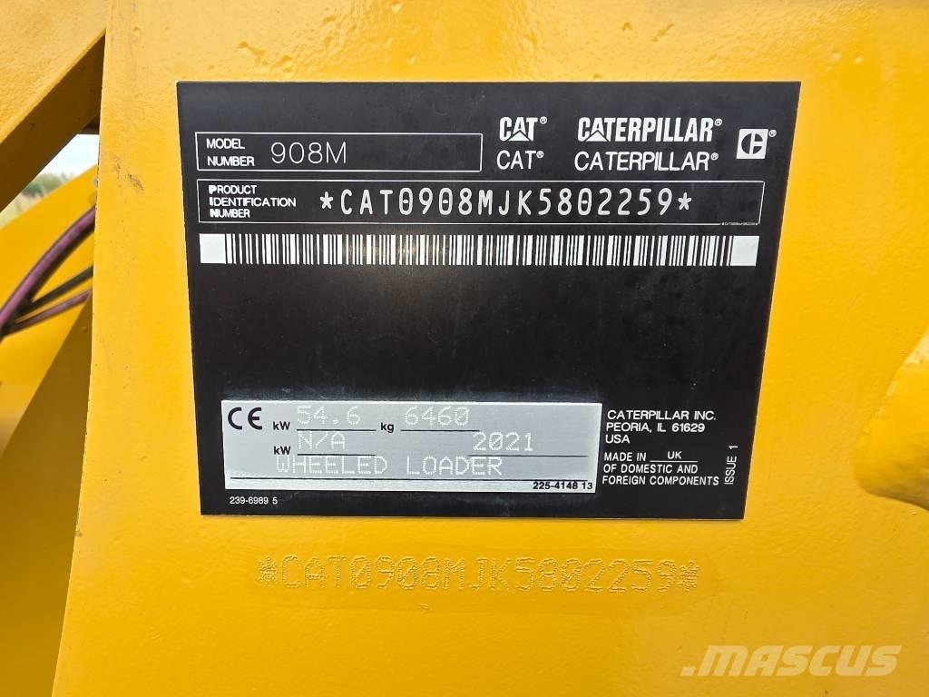 CAT 908M  Cat 908 Naudoti ratiniai krautuvai