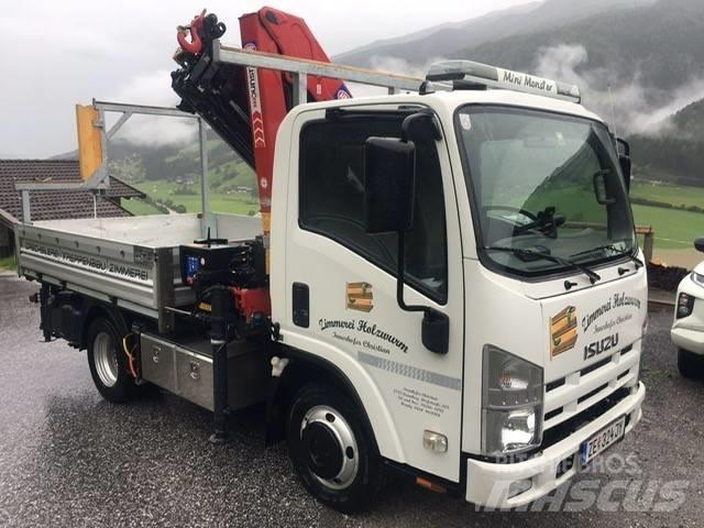 Isuzu N2 mit HMF 910 Automobiliniai kranai