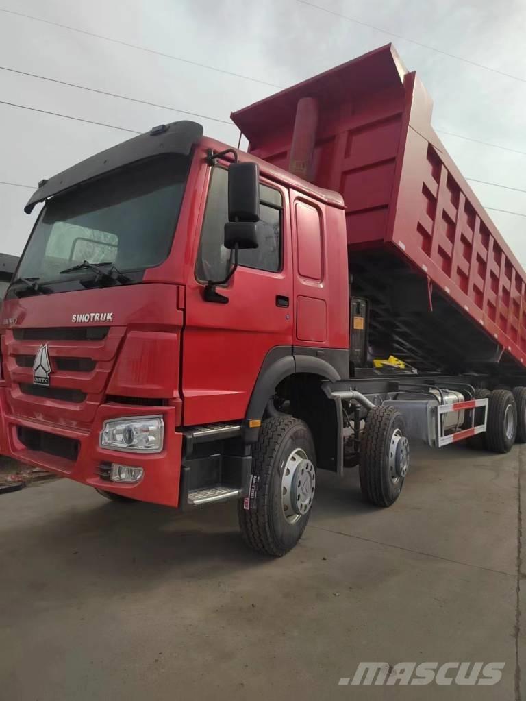 Howo 371 8x4 Savivarčių priekabų vilkikai