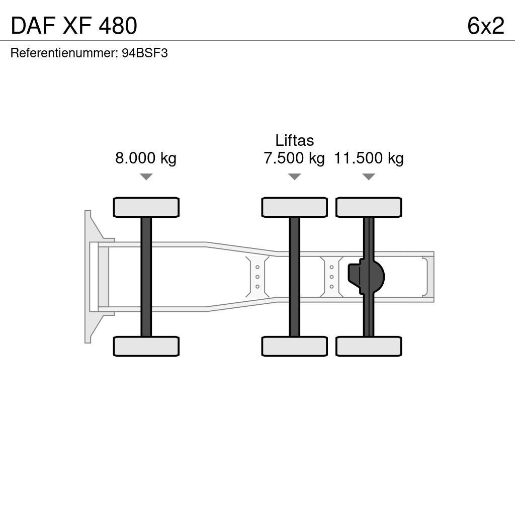 DAF XF 480 Naudoti vilkikai