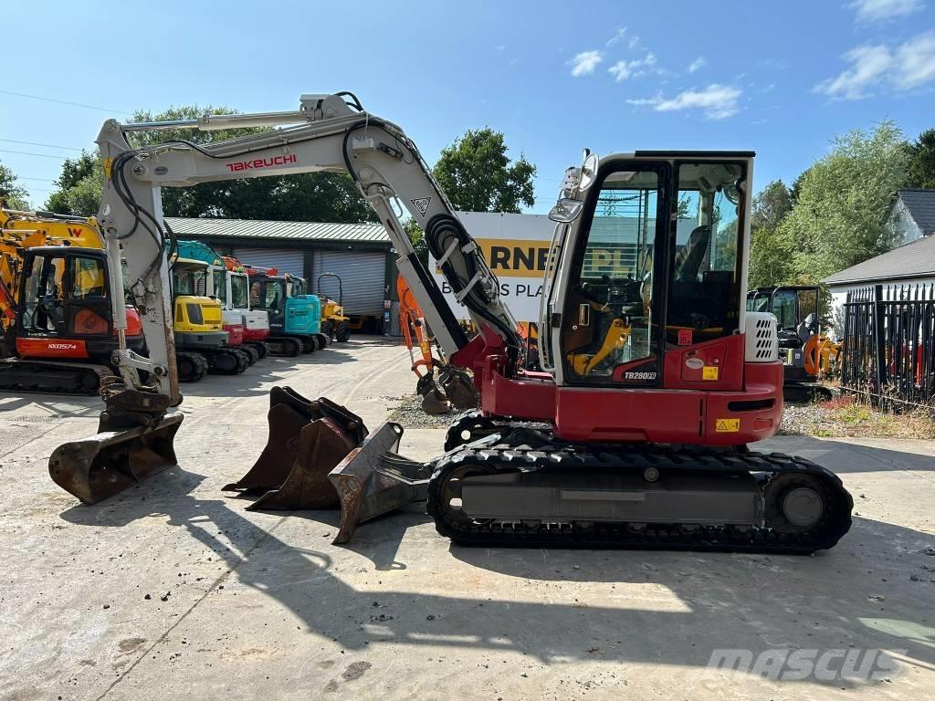 Takeuchi TB 280 FR Vidutinės galios ekskavatoriai 7-12 t