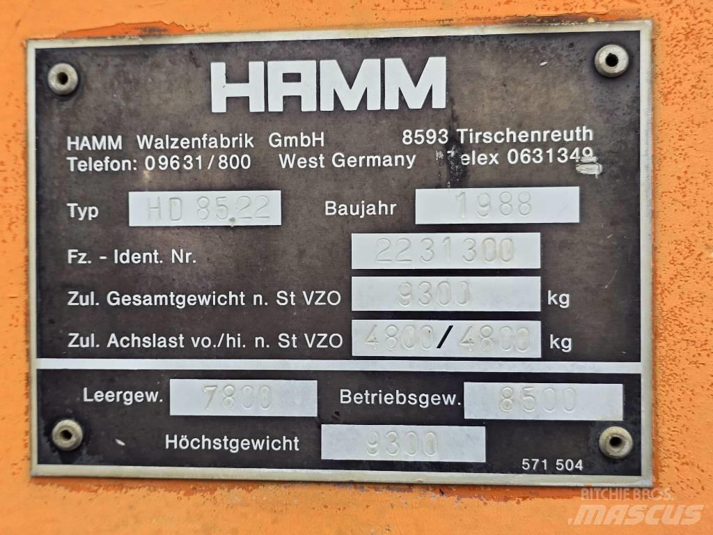 Hamm HD 8522 Porinių būgnų volai