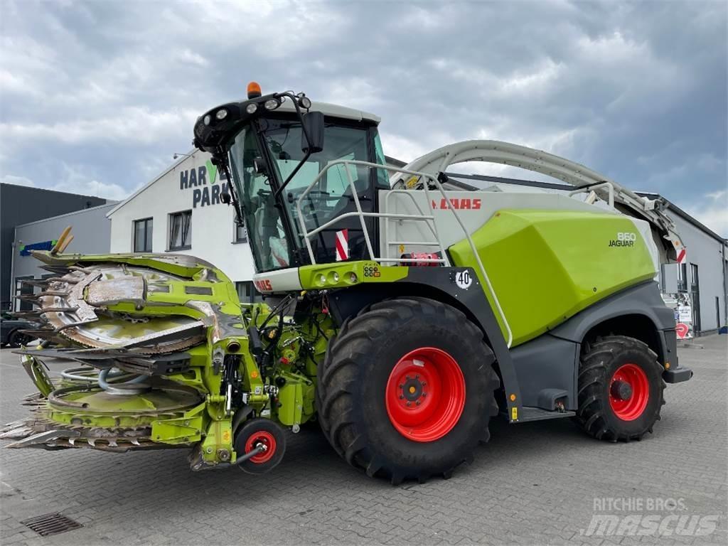 CLAAS Jaguar 860 Pašarų kombainai