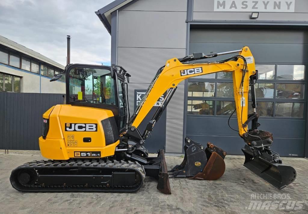 JCB 51 R-1 Mini ekskavatoriai < 7 t