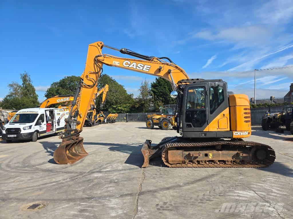 CASE CX145D (Blade) Vikšriniai ekskavatoriai