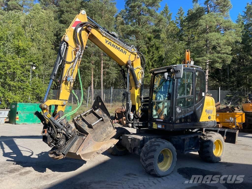 Yanmar B 95 W Ratiniai ekskavatoriai