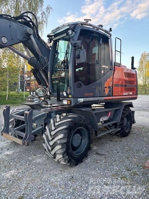 Atlas 160 W Ratiniai ekskavatoriai