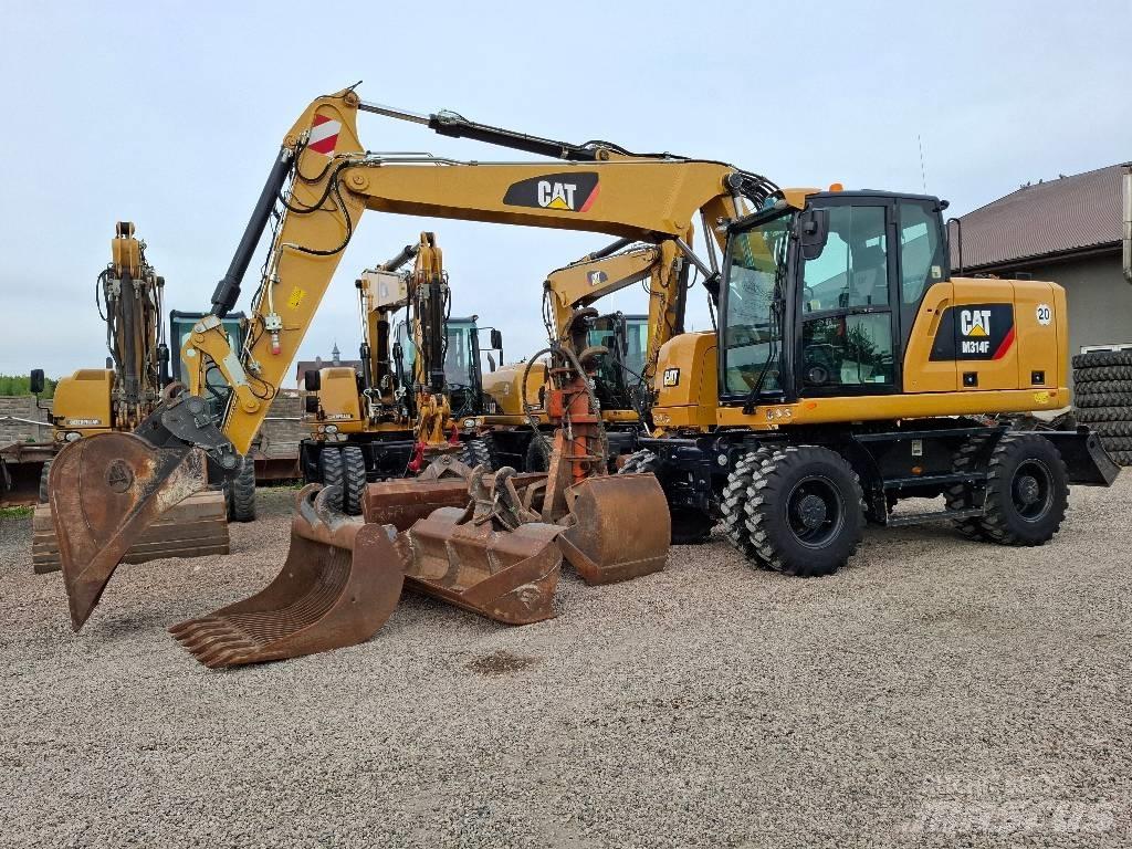 CAT 314 F Ratiniai ekskavatoriai