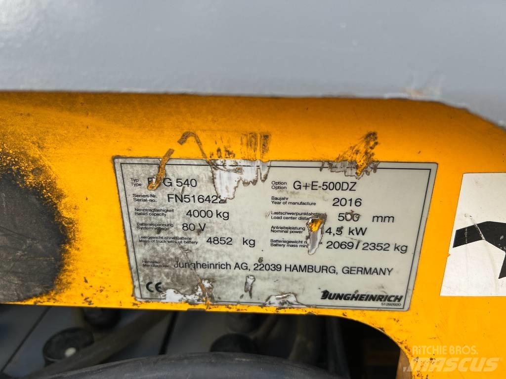 Jungheinrich EFG 540 Elektriniai šakiniai krautuvai
