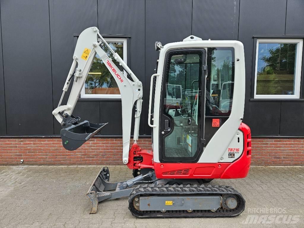 Takeuchi TB 216 Mini ekskavatoriai < 7 t