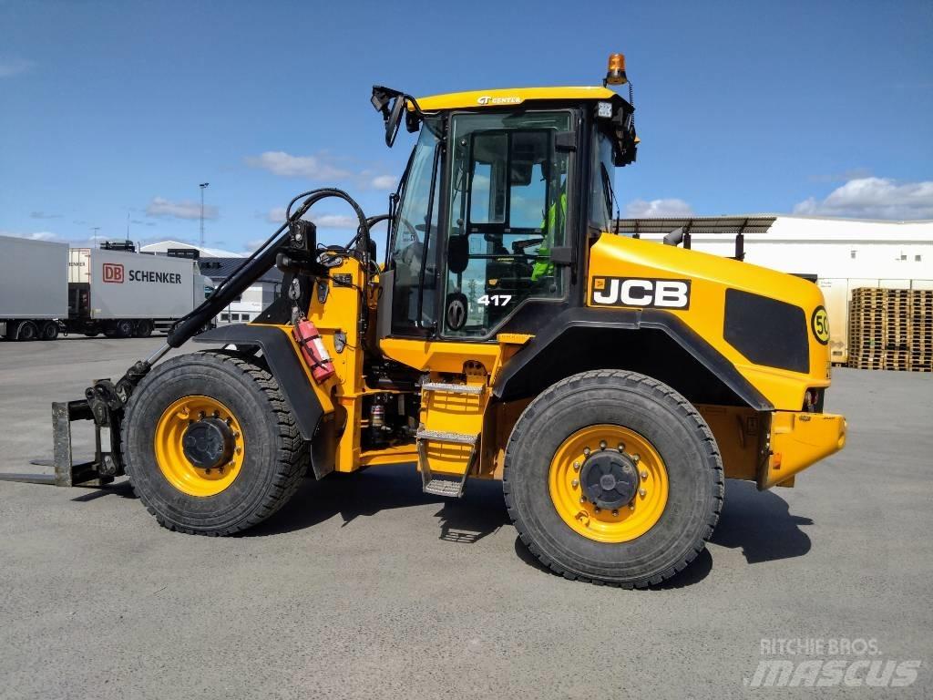 JCB 417 HT Naudoti ratiniai krautuvai
