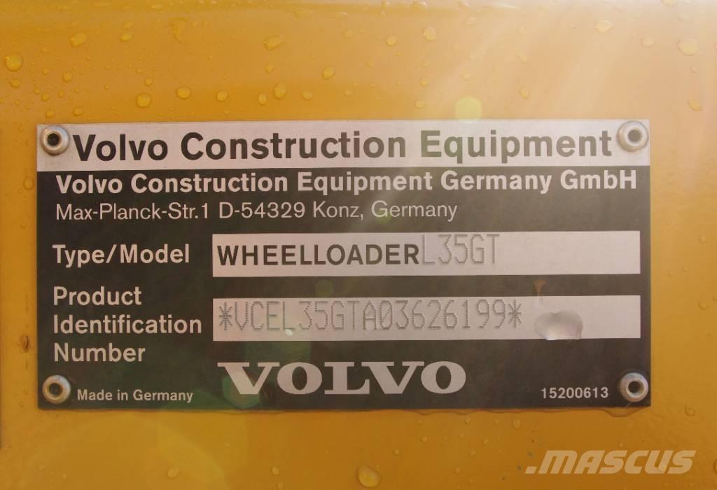 Volvo L 35 G Naudoti ratiniai krautuvai