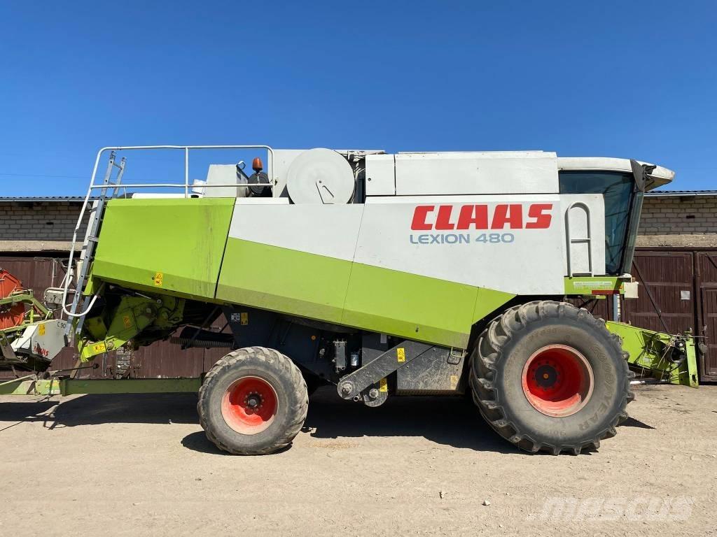 CLAAS Lexion 480 Derliaus nuėmimo kombainai