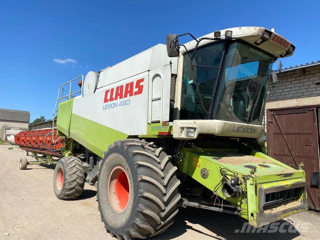 CLAAS Lexion 480 Derliaus nuėmimo kombainai