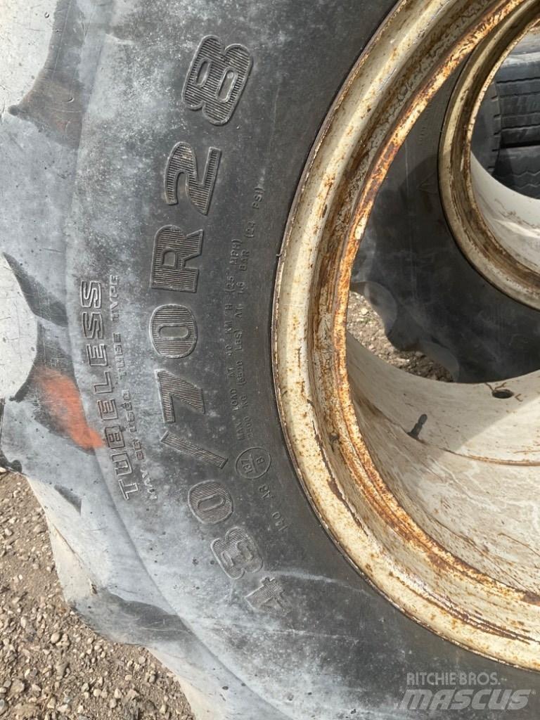 Datho Tvillinghjul Padangos, ratai ir ratlankiai
