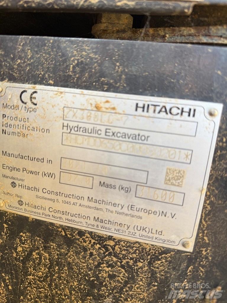 Hitachi ZX 300 LC-7 Vikšriniai ekskavatoriai