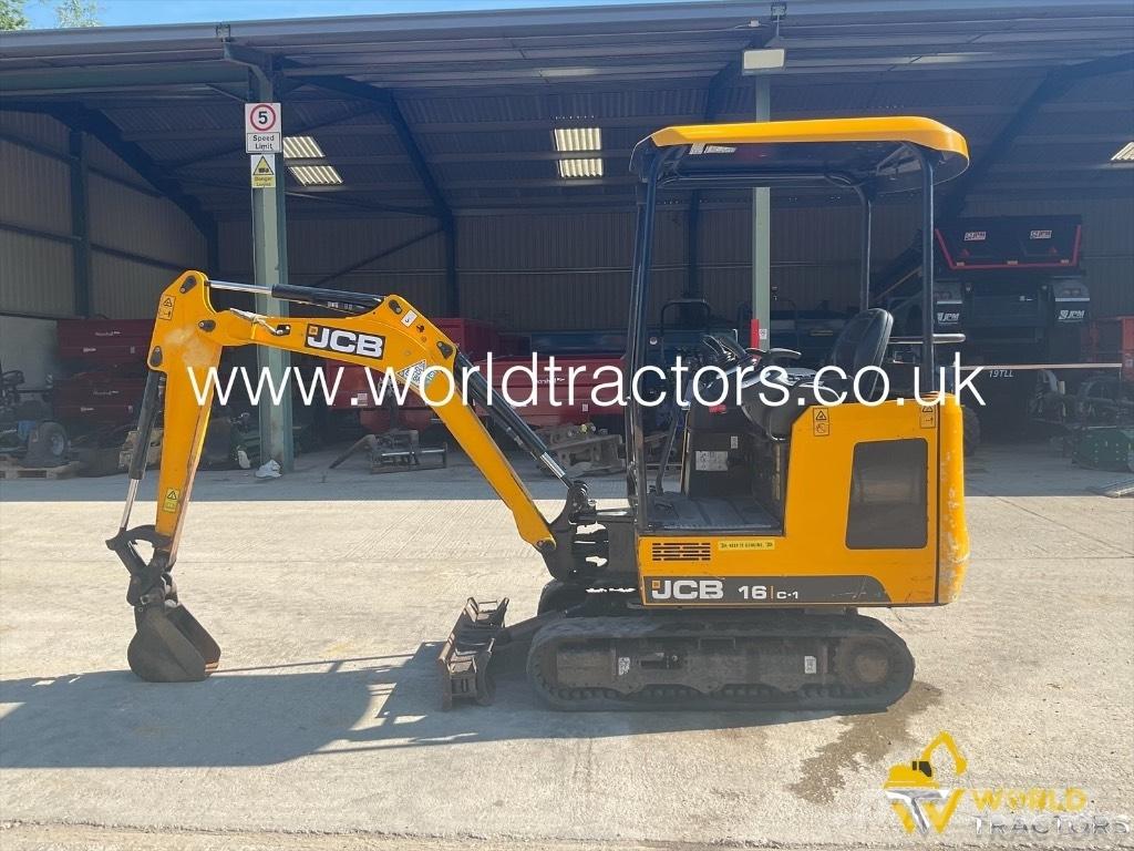 JCB 16 C-1 Mini ekskavatoriai < 7 t