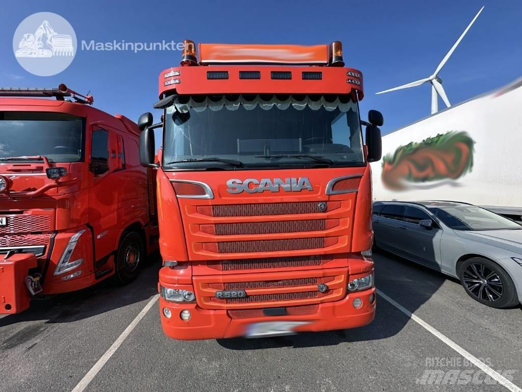 Scania R 520 LB Sunkvežimiai su keliamuoju kabliu