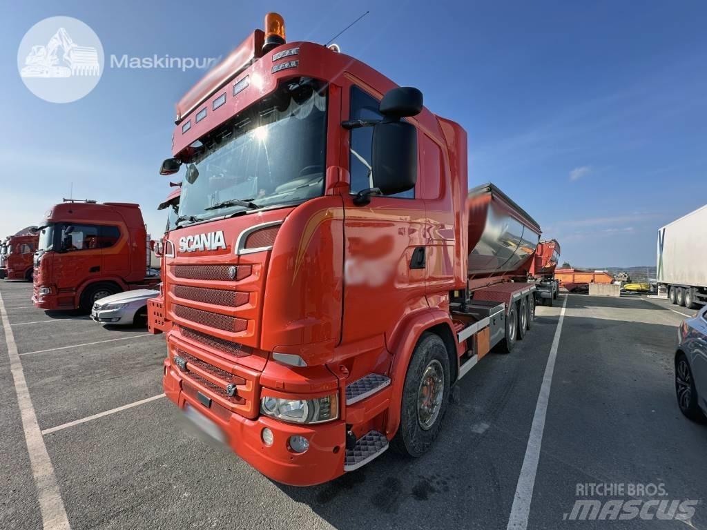 Scania R 520 LB Sunkvežimiai su keliamuoju kabliu