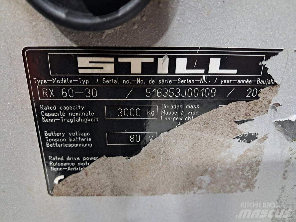 Still RX60-30 Elektriniai šakiniai krautuvai