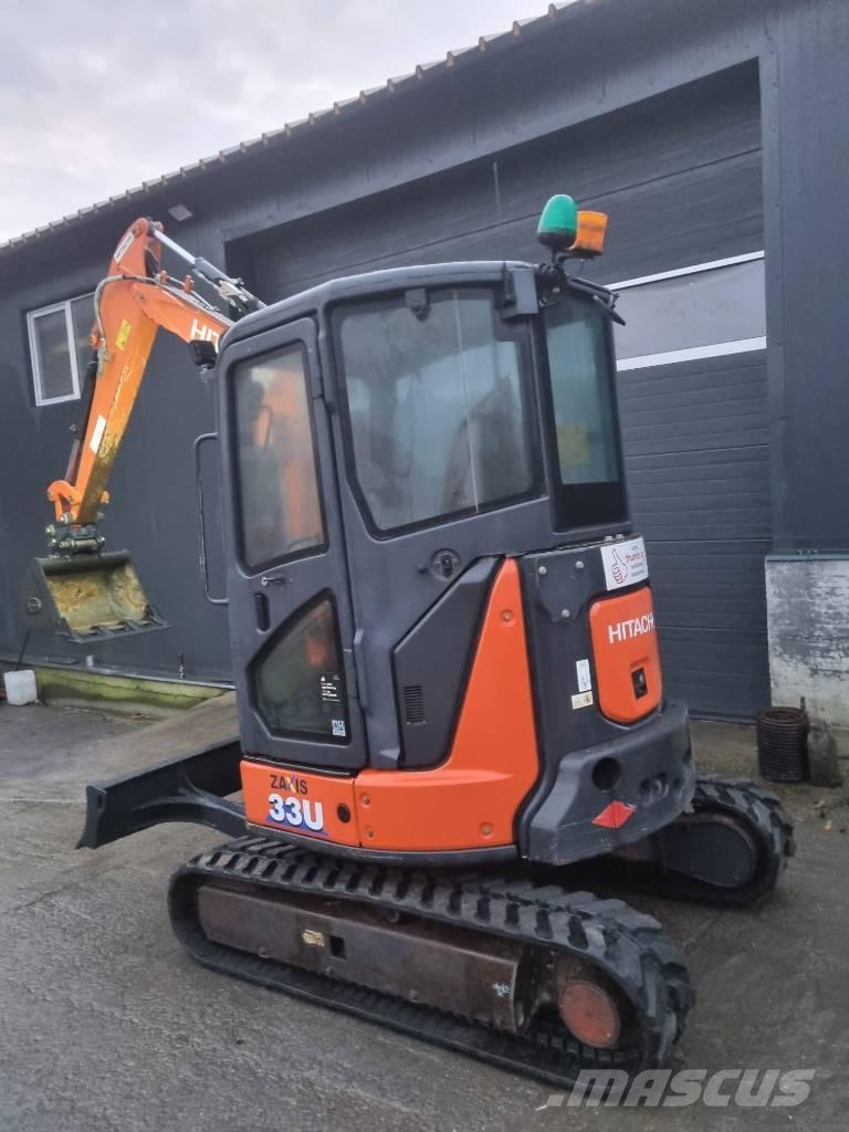 Hitachi 33u Zaxis Mini ekskavatoriai < 7 t