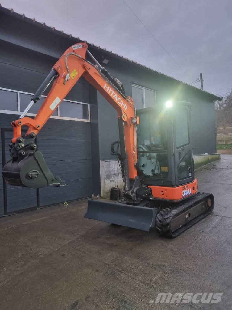 Hitachi 33u Zaxis Mini ekskavatoriai < 7 t