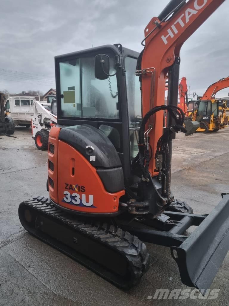 Hitachi 33u Zaxis Mini ekskavatoriai < 7 t