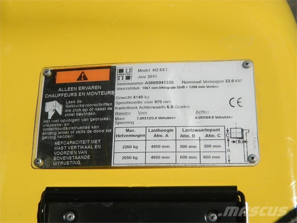 Hyster H2 50XT Dyzeliniai krautuvai