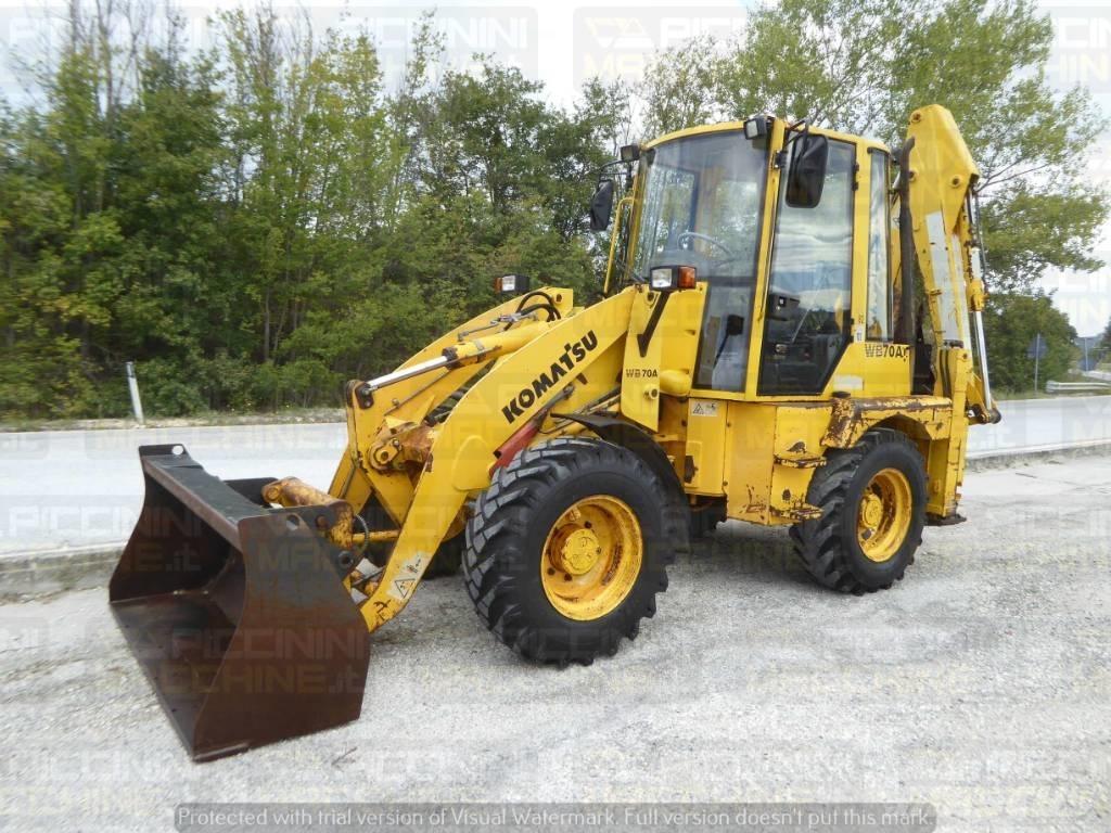 Komatsu WB70A Ekskavatoriniai krautuvai