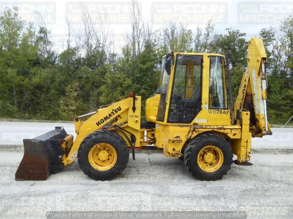 Komatsu WB70A Ekskavatoriniai krautuvai