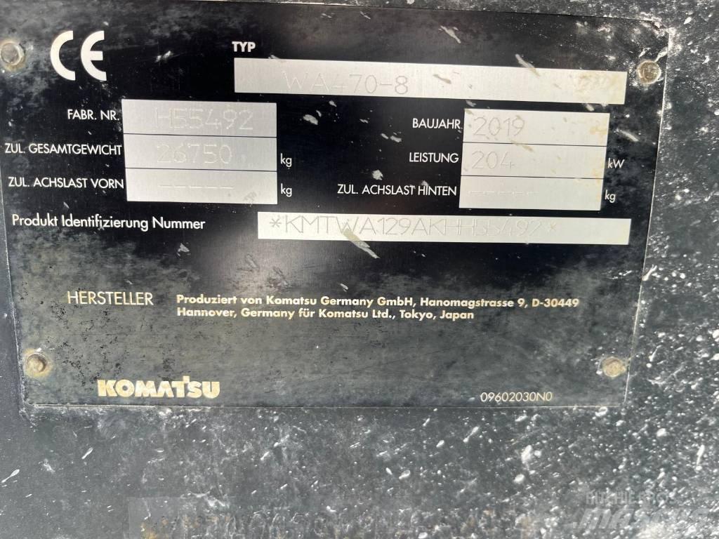 Komatsu WA 470-8 Naudoti ratiniai krautuvai