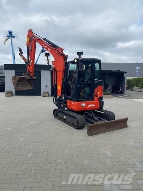 Kubota U 36-4 Mini ekskavatoriai < 7 t