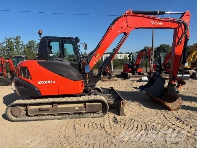 Kubota KX 080-4 Vidutinės galios ekskavatoriai 7-12 t