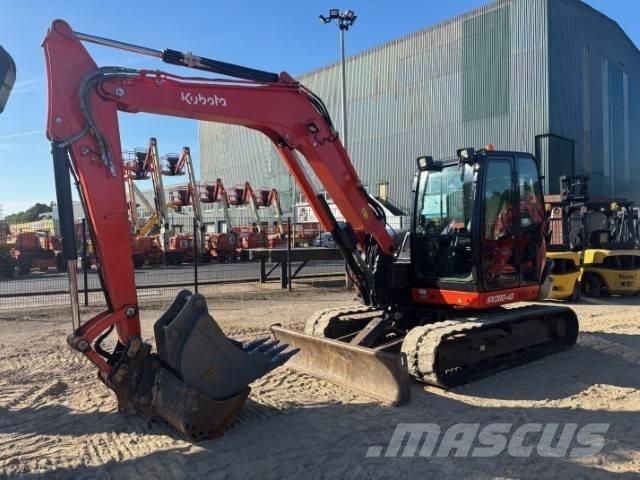 Kubota KX 080-4 Vidutinės galios ekskavatoriai 7-12 t