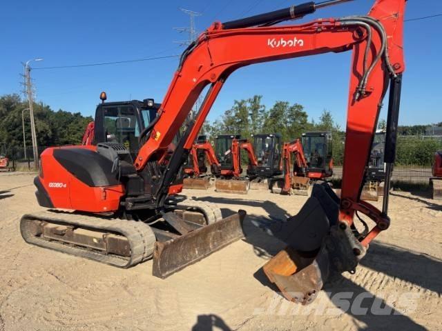 Kubota KX 080-4 Vidutinės galios ekskavatoriai 7-12 t