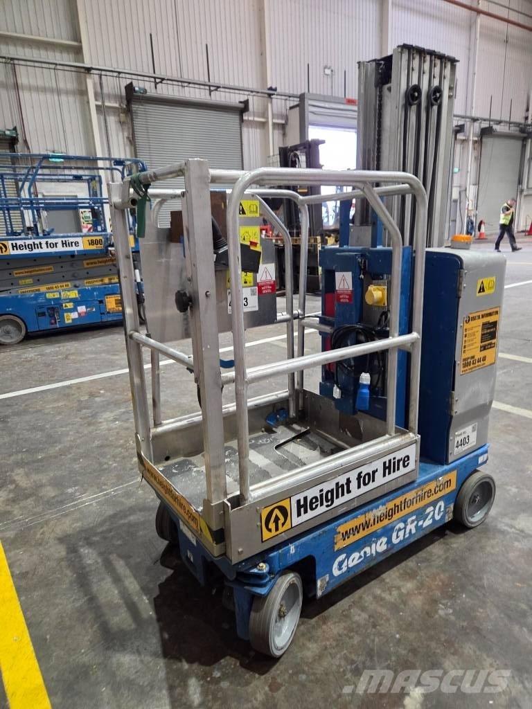 Genie GR 20 Vertikalūs stiebiniai keltuvai