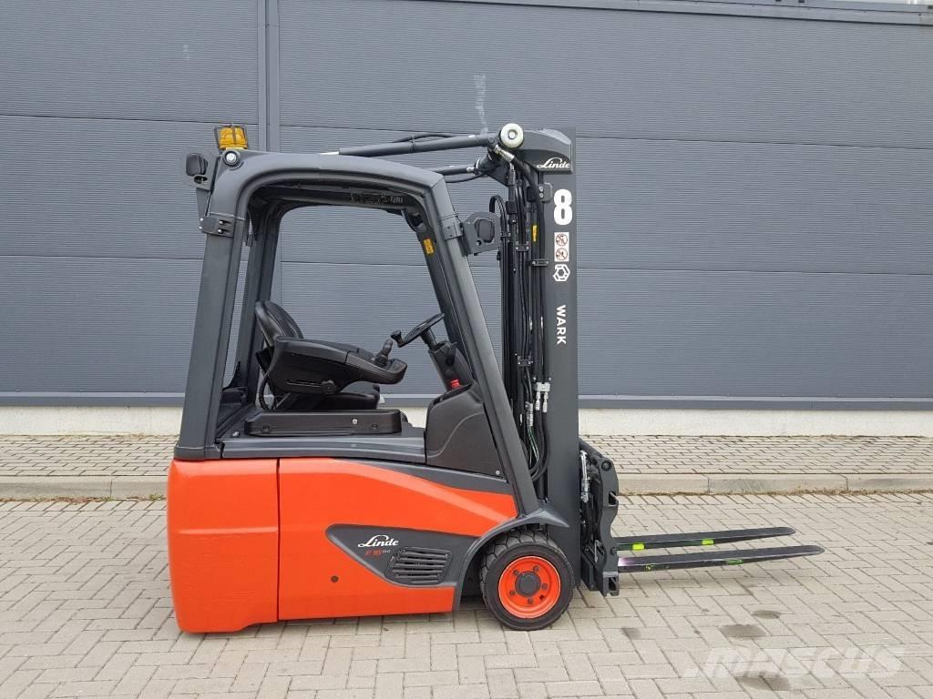 Linde E16C Elektriniai šakiniai krautuvai