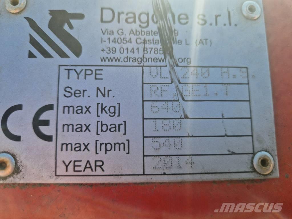 Dragone VL240 H.S Ganyklų šienapjovės / rėžtuvės