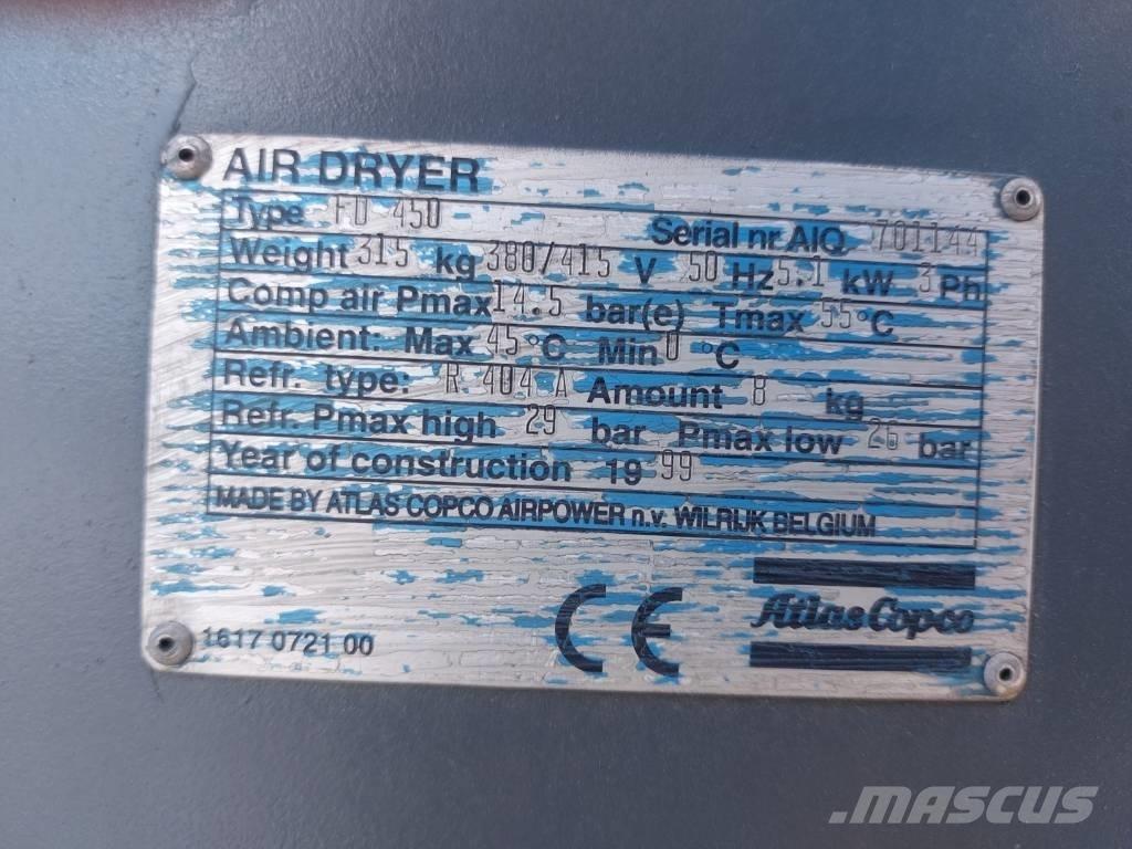 Atlas Copco FD 450 Kompresuoto oro džiovintuvai