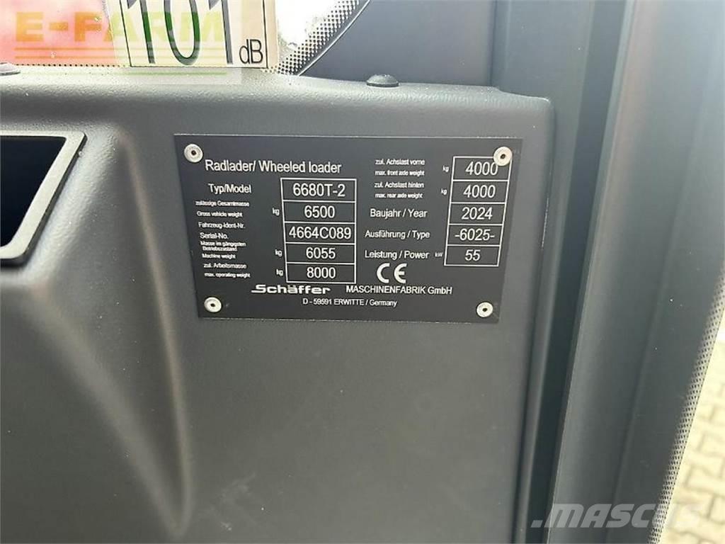 Schäffer 6680 t-2 Teleskopiniai krautuvai žemės ūkiui