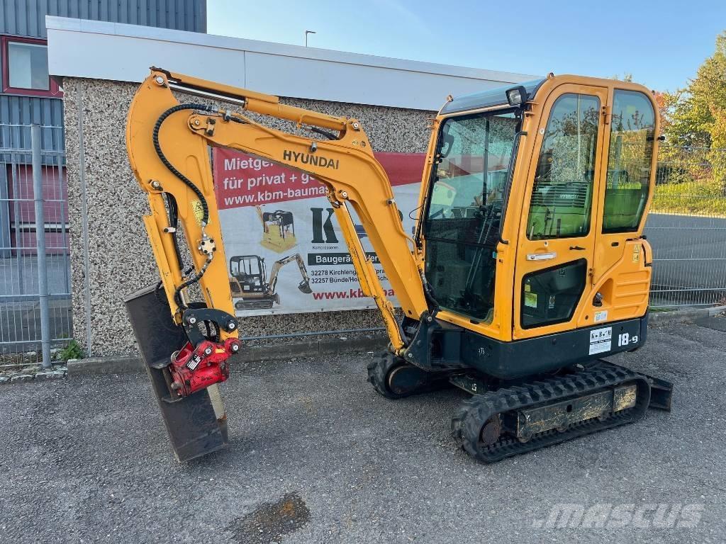 Hyundai R18-9 Mini ekskavatoriai < 7 t
