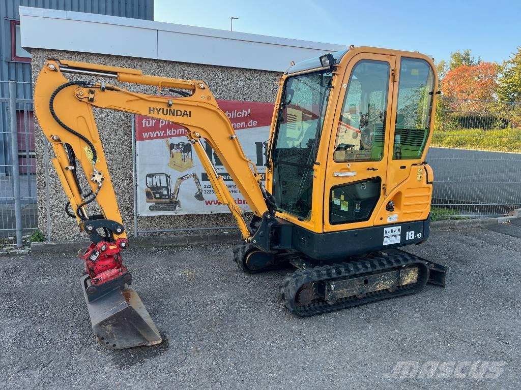 Hyundai R18-9 Mini ekskavatoriai < 7 t