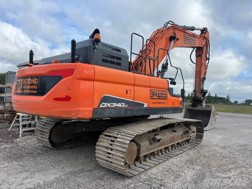 Doosan DX 340 LC-5 Vikšriniai ekskavatoriai