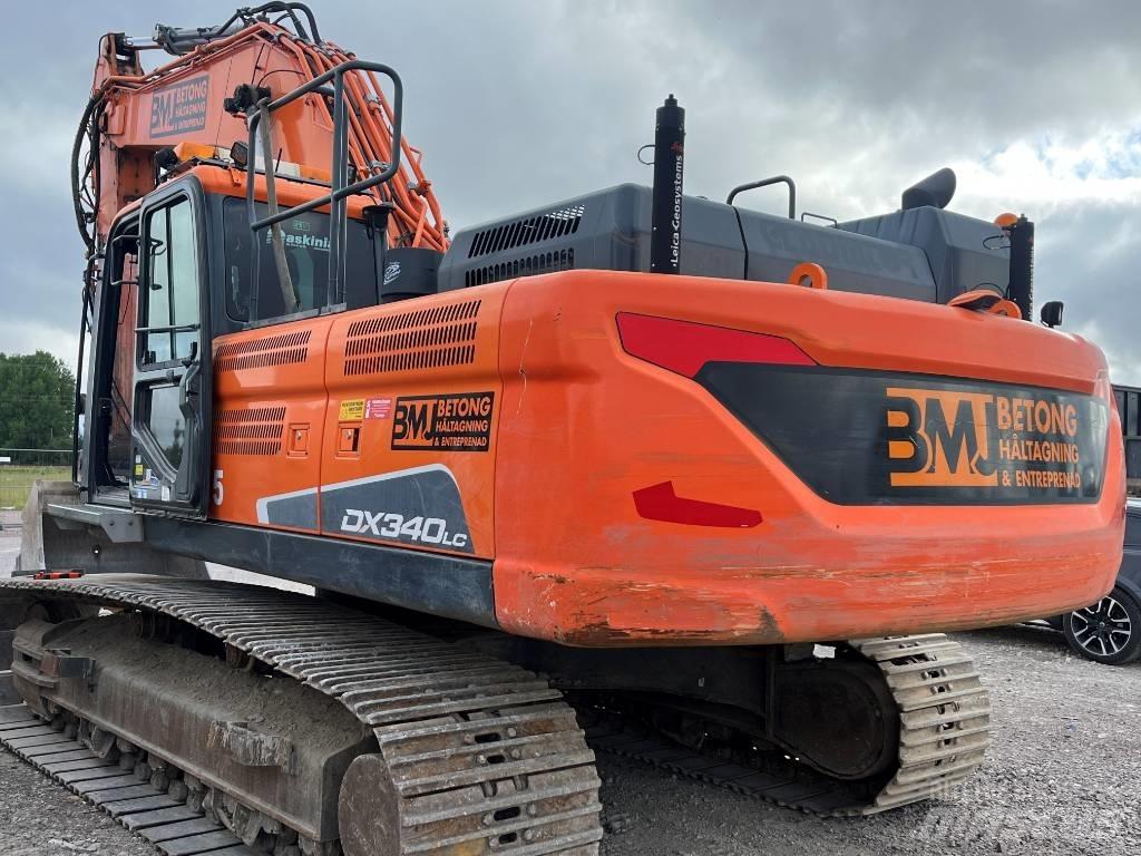 Doosan DX 340 LC-5 Vikšriniai ekskavatoriai