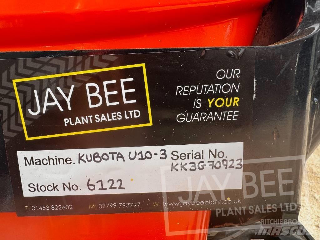 Kubota U 10-3 Mini ekskavatoriai < 7 t
