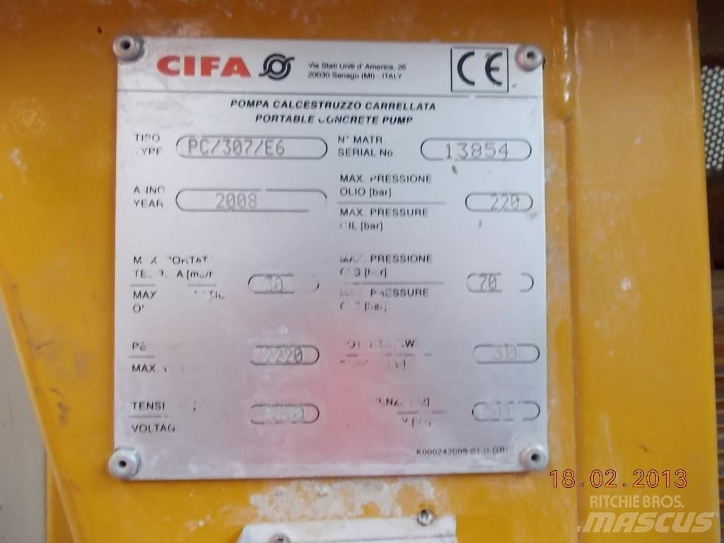 Cifa PC 307 E6 Betono siurbliai